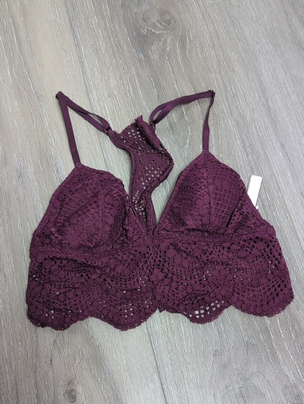 Victoria Secret Lace Bralette in Deep Plum